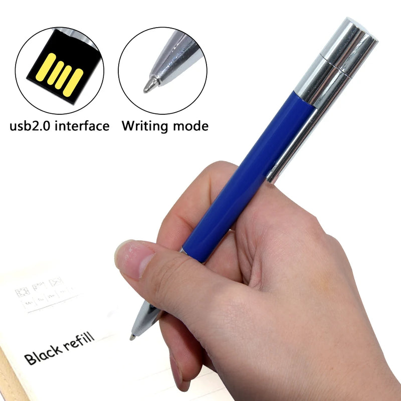 USB Flash Drive Pen – Waterproof Ballpoint Pen USB Memory Stick