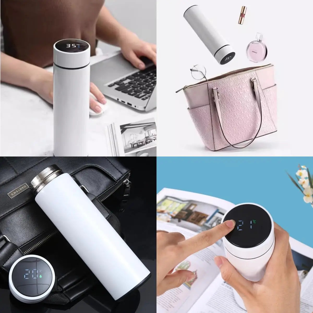 SmartTemp LED Thermos Bottle – 500ml