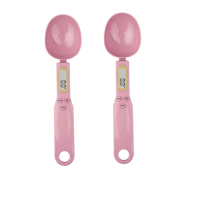 Digital Measuring Spoon Scale – LCD Kitchen Food Scale 0.1g-500g for Coffee, Flour & Spices