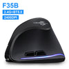Lefon 2.4G Ergonomic Mouse Vertical Wireless Mouse Rechargeable Gaming Mice for PC Laptop MacOS Office F35C/F35B/F35 버티컬 마