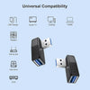 90° Angled USB 3.0 Adapter – Up/Down & Left/Right USB Extension Connector