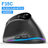 Lefon 2.4G Ergonomic Mouse Vertical Wireless Mouse Rechargeable Gaming Mice for PC Laptop MacOS Office F35C/F35B/F35 버티컬 마