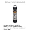 GOPEAK Mini LED Keychain Flashlight – USB Rechargeable Pocket Torch for Camping & Hiking