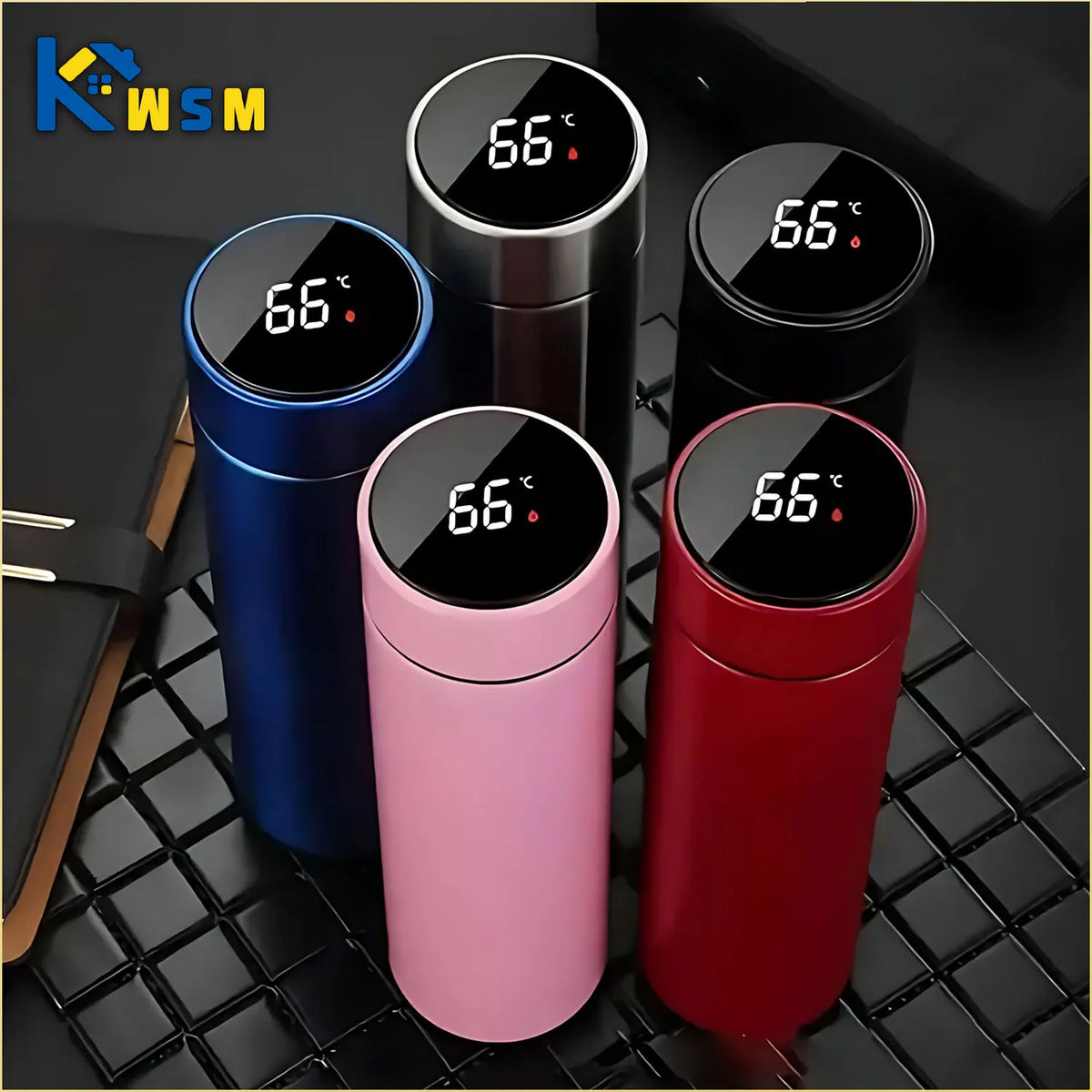 SmartTemp LED Thermos Bottle – 500ml
