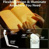 Rechargeable LED Clip-On Book Light – Portable Reading Light with Timer