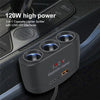 3 In 1 Three USB Charger Splitter Outlet Power Adapter Fast Charger Plug 12V Car Cigarette Lighter Socket For Car DVR GPS Dashca