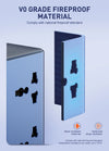 LDNIO Vertical Universal Socket Tower Power Strip Multi Outlets with 45W PD USB C Fast Charging Stations Extension Cable LED