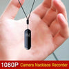 Portable Small Necklace Camera Oculta Wide View Angle  1080P