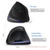 Lefon 2.4G Ergonomic Mouse Vertical Wireless Mouse Rechargeable Gaming Mice for PC Laptop MacOS Office F35C/F35B/F35 버티컬 마