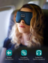 Bluetooth Sleep Headphones Headband – Wireless Music Eye Mask for Side Sleepers
