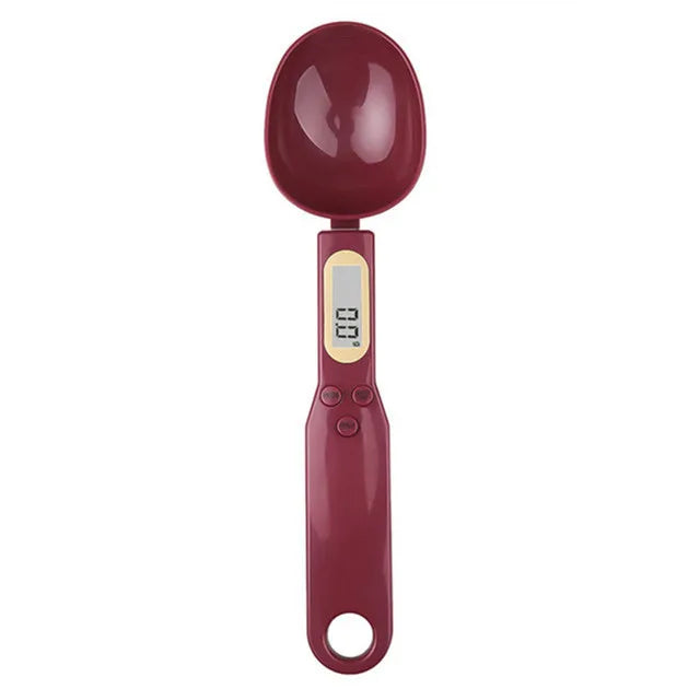 Digital Measuring Spoon Scale – LCD Kitchen Food Scale 0.1g-500g for Coffee, Flour & Spices