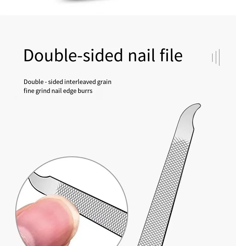 6-Piece Professional Manicure Set – Portable Nail Clipper & Grooming Kit