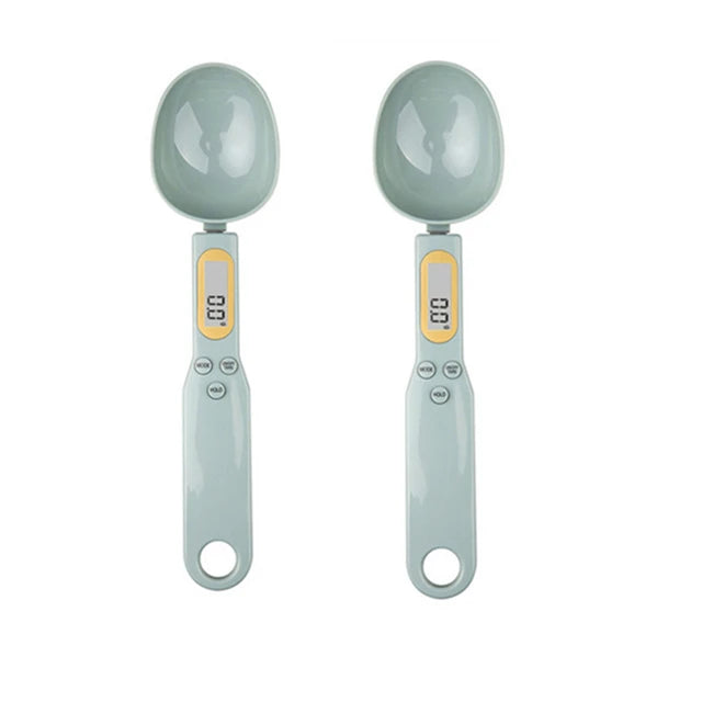 Digital Measuring Spoon Scale – LCD Kitchen Food Scale 0.1g-500g for Coffee, Flour & Spices