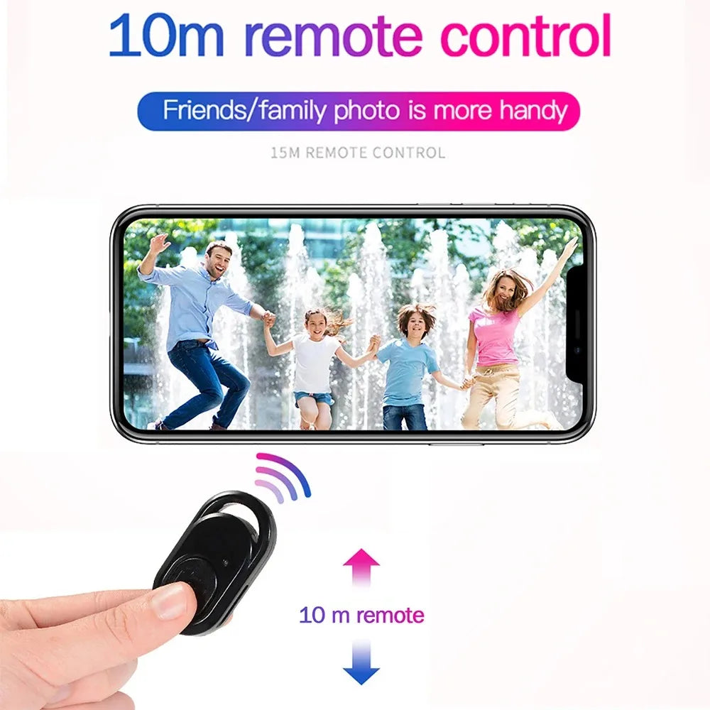 Remote Control Shutter Camera Controller Remote Shutter Release Phone Tripod Stand Bluetooth-compatible Selfie Stick
