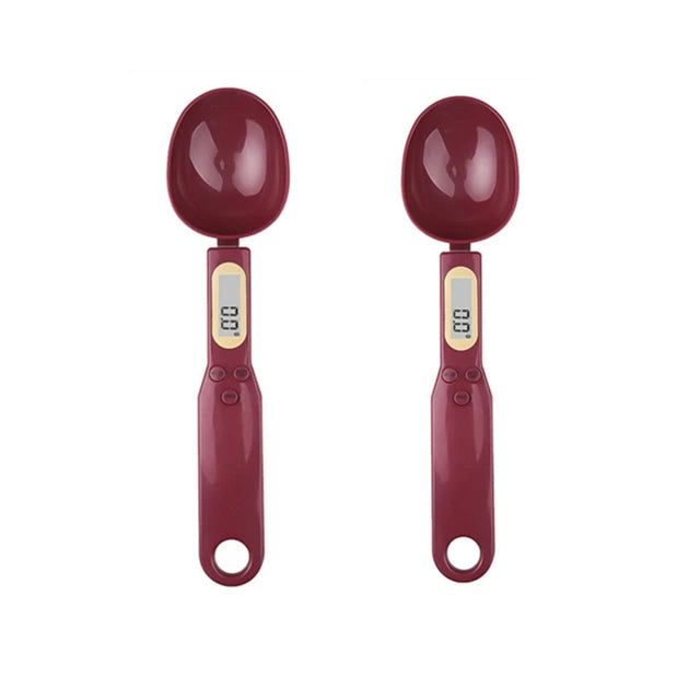 Digital Measuring Spoon Scale – LCD Kitchen Food Scale 0.1g-500g for Coffee, Flour & Spices