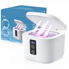 KUNPHY Dental Ultrasonic Retainer Cleaner Machine with UV Light Digital Timer for Denture Mouth Guard Aligner Night Guard 300ML