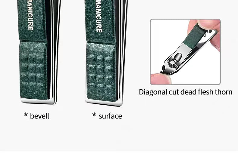 6-Piece Professional Manicure Set – Portable Nail Clipper & Grooming Kit