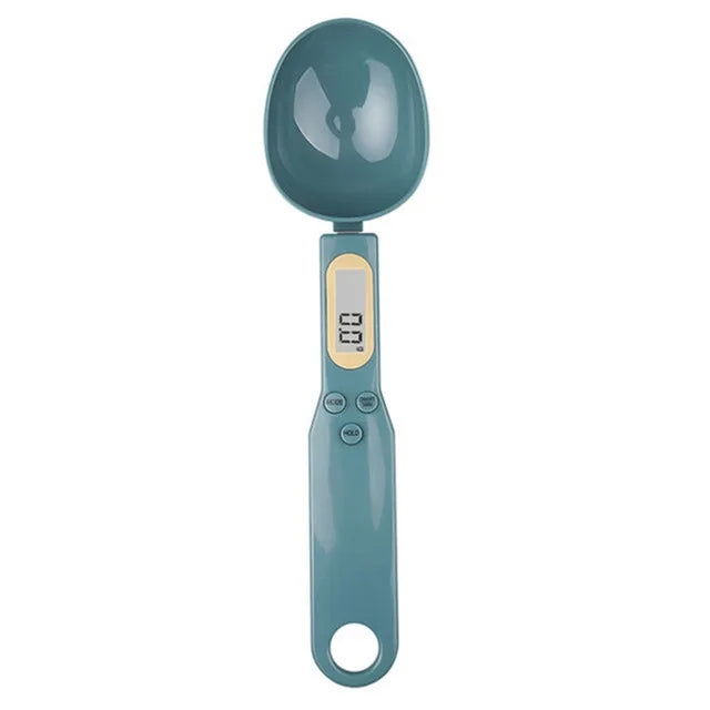 Digital Measuring Spoon Scale – LCD Kitchen Food Scale 0.1g-500g for Coffee, Flour & Spices