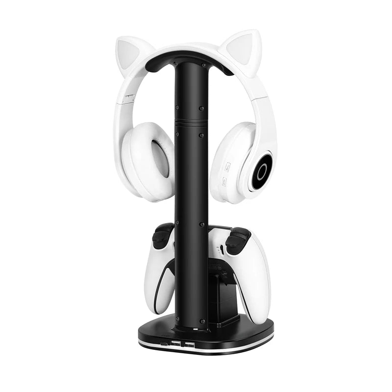 PS5 Controller & Headset Charging Stand – LED Display Dock for PlayStation 5