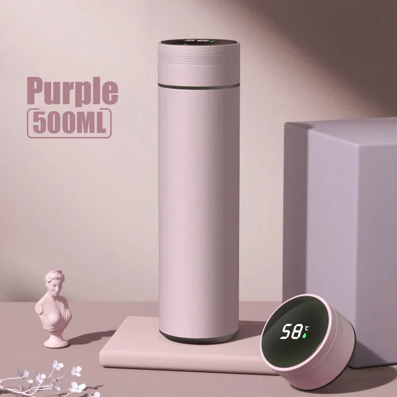 SmartTemp LED Thermos Bottle – 500ml