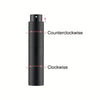 10ml Travel Perfume Sprayer, Refillable Cologne Container, Empty Dispenser Spray Bottle for Mini Sprayer Size (Black)