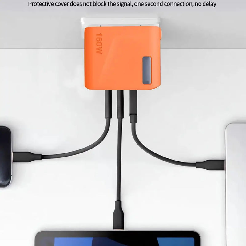 Silicone Protective Case for Anker Prime 160W GaN Charger – Shockproof Cover