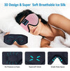 Bluetooth Sleep Headphones Headband – Wireless Music Eye Mask for Side Sleepers