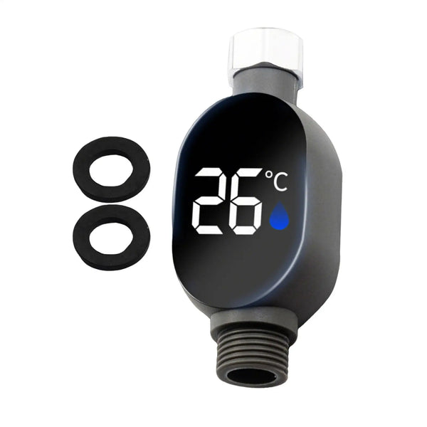 Smart Digital Faucet Thermometer – LED Temperature Display for Shower & Bath