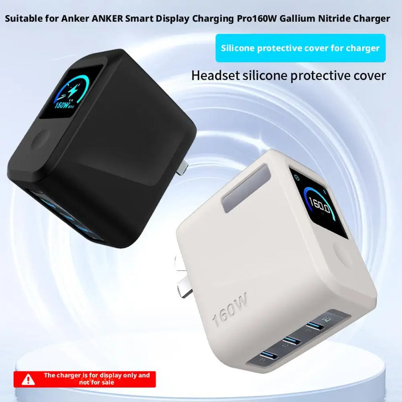 Silicone Protective Case for Anker Prime 160W GaN Charger – Shockproof Cover