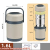 USB Electric Heated Lunch Box Stainless Steel Food Warmer Bento Thermal Boxes for Office School Lunch Box Container Constant 65℃