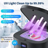 KUNPHY Dental Ultrasonic Retainer Cleaner Machine with UV Light Digital Timer for Denture Mouth Guard Aligner Night Guard 300ML