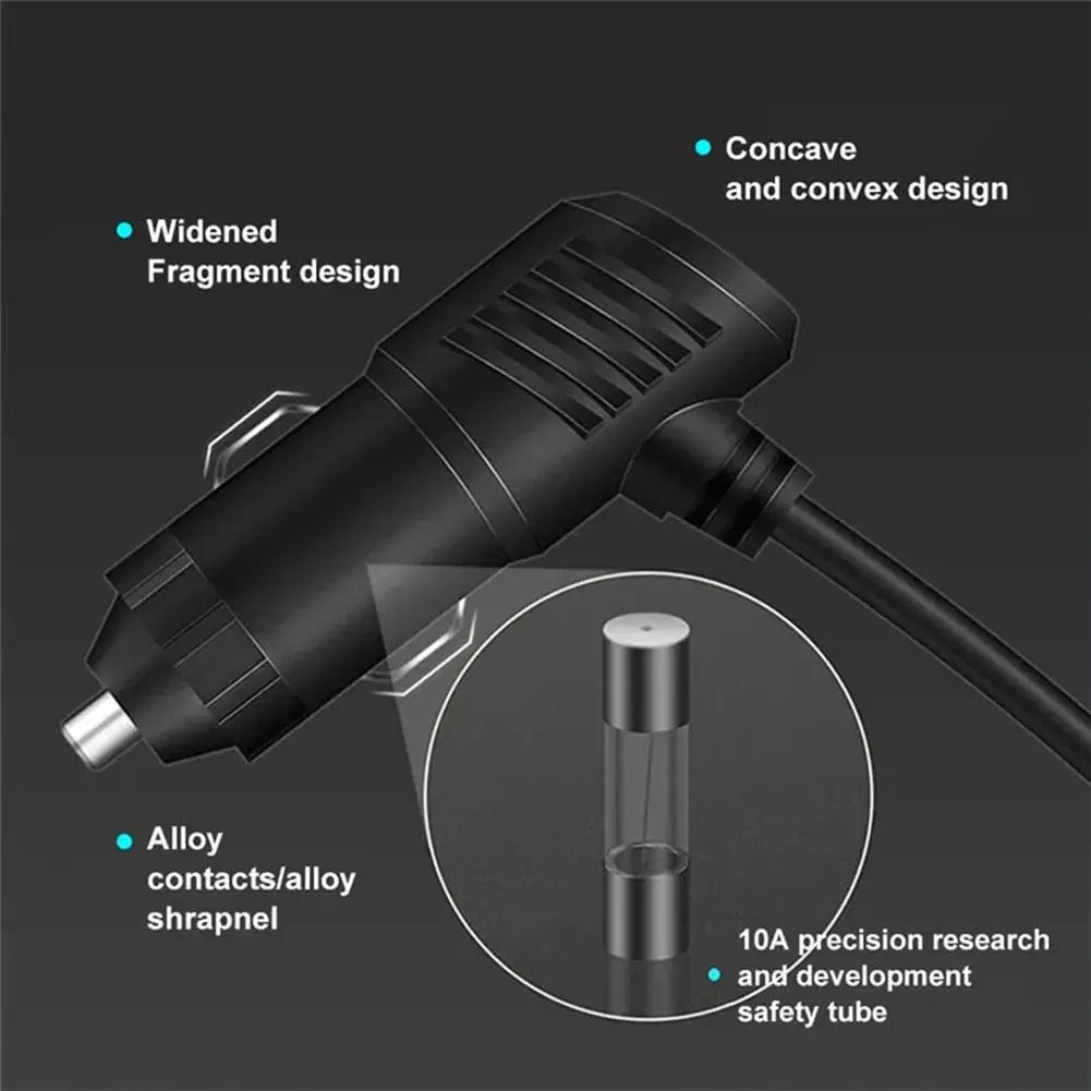 3 In 1 Three USB Charger Splitter Outlet Power Adapter Fast Charger Plug 12V Car Cigarette Lighter Socket For Car DVR GPS Dashca