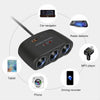 3 In 1 Three USB Charger Splitter Outlet Power Adapter Fast Charger Plug 12V Car Cigarette Lighter Socket For Car DVR GPS Dashca
