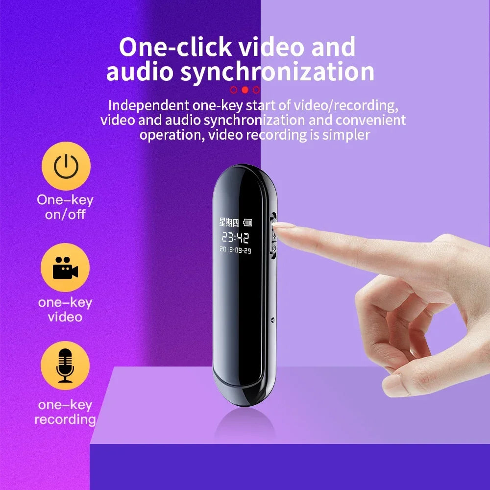 Portable Small Necklace Camera Oculta Wide View Angle  1080P