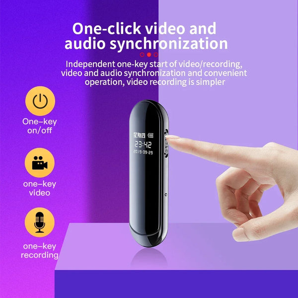 Portable Small Necklace Camera Oculta Wide View Angle  1080P