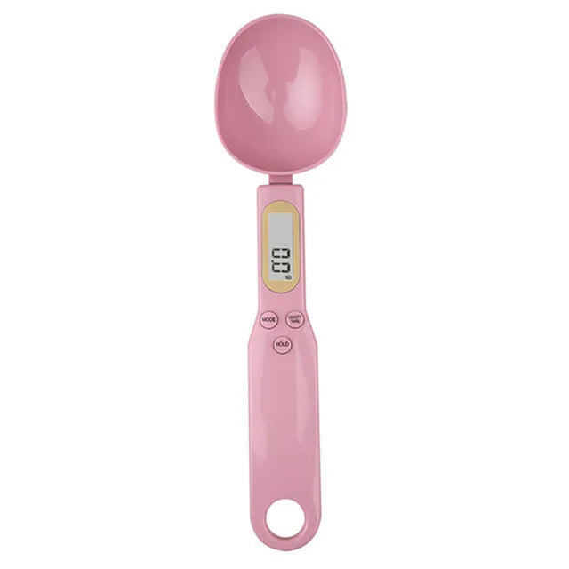 Digital Measuring Spoon Scale – LCD Kitchen Food Scale 0.1g-500g for Coffee, Flour & Spices