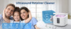 KUNPHY Dental Ultrasonic Retainer Cleaner Machine with UV Light Digital Timer for Denture Mouth Guard Aligner Night Guard 300ML