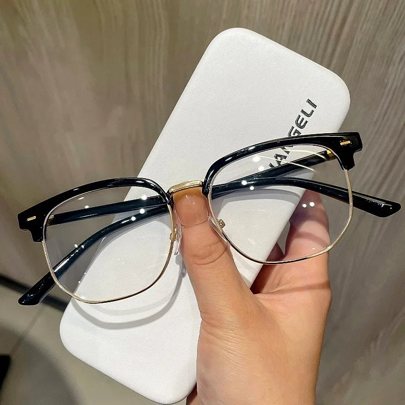 Photochromic Prescription Glasses – Vintage Transparent Computer Eyeglasses