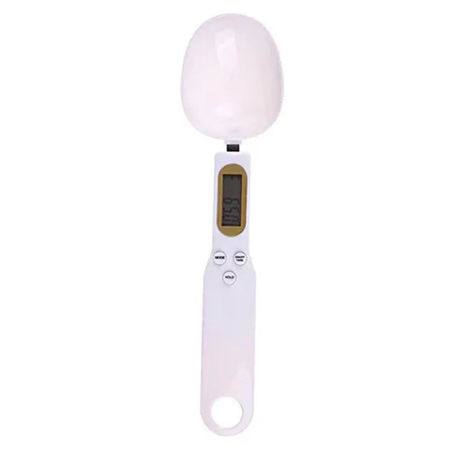 Digital Measuring Spoon Scale – LCD Kitchen Food Scale 0.1g-500g for Coffee, Flour & Spices