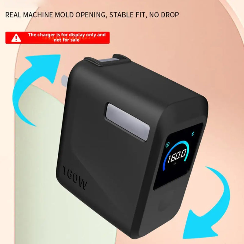 Silicone Protective Case for Anker Prime 160W GaN Charger – Shockproof Cover