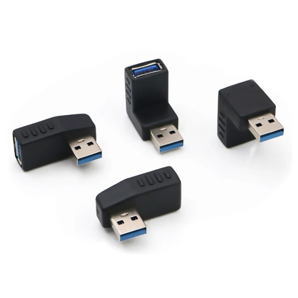 90° Angled USB 3.0 Adapter – Up/Down & Left/Right USB Extension Connector