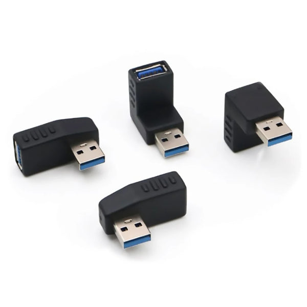 90° Angled USB 3.0 Adapter – Up/Down & Left/Right USB Extension Connector