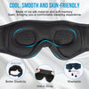 Bluetooth Sleep Headphones Headband – Wireless Music Eye Mask for Side Sleepers
