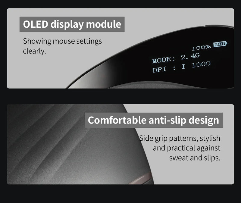 Lefon 2.4G Ergonomic Mouse Vertical Wireless Mouse Rechargeable Gaming Mice for PC Laptop MacOS Office F35C/F35B/F35 버티컬 마