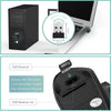 HOMEFISH Vertical Mouse Ergonomic 2.4GHz Wireless Optical Mice 3 Adjustable DPI 800/1200/1600 6 Buttons for Laptop PC Computer
