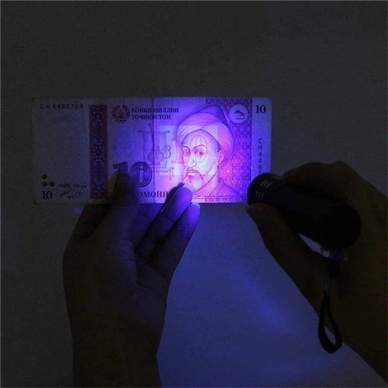UV Flashlight Black Light Powerful Small Blacklight Flashlight UV Light