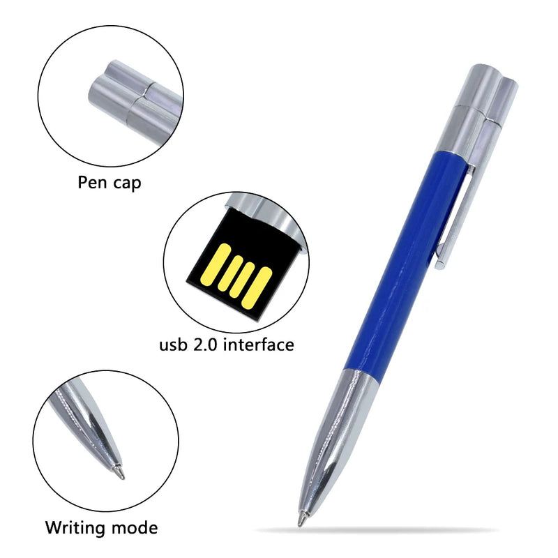 USB Flash Drive Pen – Waterproof Ballpoint Pen USB Memory Stick