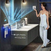 Toothbrush Holder Wall Mounted Solar UV Light Ultraviolet Toothbrush Sterilizer Automatic Toothpaste Holders Bathroom Accessory