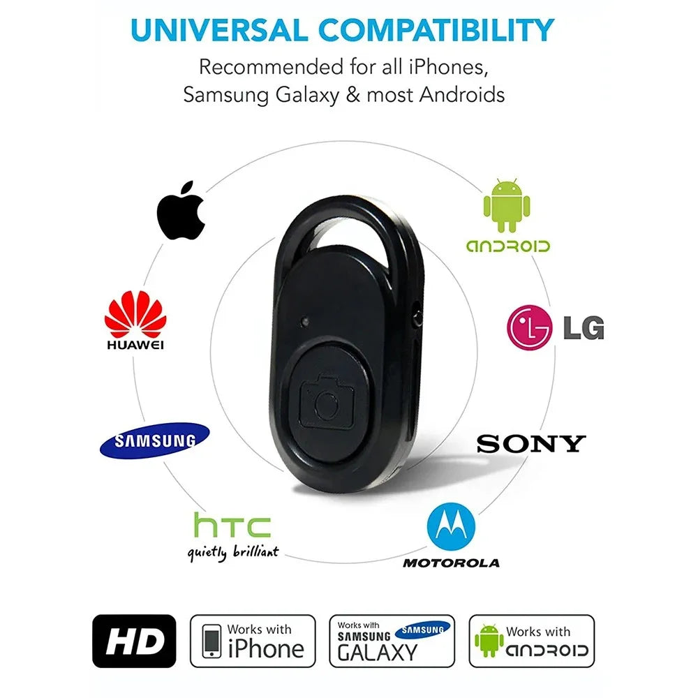 Remote Control Shutter Camera Controller Remote Shutter Release Phone Tripod Stand Bluetooth-compatible Selfie Stick